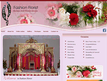 Tablet Screenshot of fashionflorist.ca